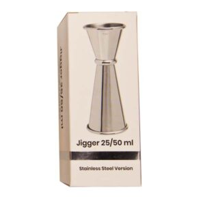 Nordicbar Jigger V-Form 25/50 ml Rostfritt Stål