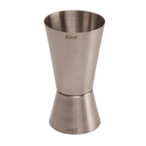 Jigger 25/50 ml Borstat Stål