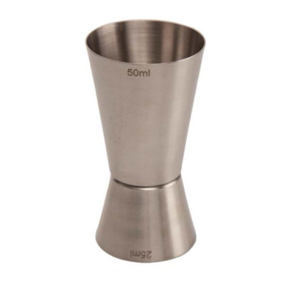 Jigger 25/50 ml Borstat Stål