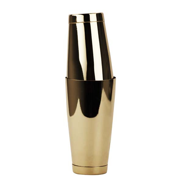 Nordicbar Boston Shaker Tin/Tin 75 cl Guld