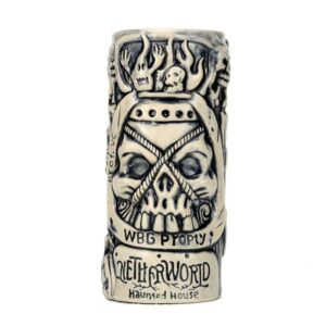 Tiki Spökhus Glas 54 cl Vit