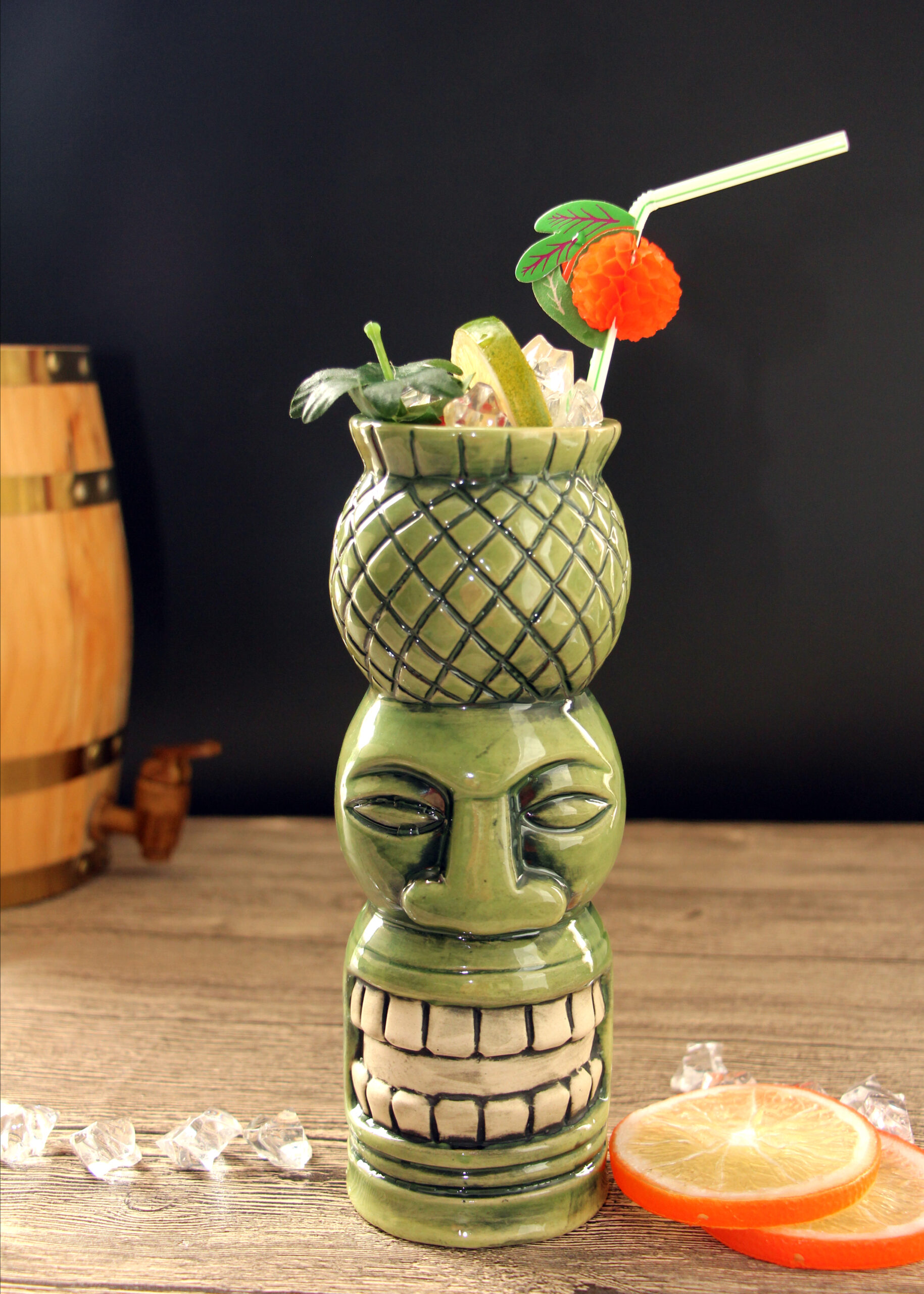 Tiki Ananasformad Mugg 54 cl Grön - Bild 3